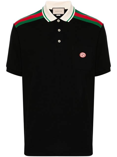 gucci polo rood|Gucci interlocking g shirt.